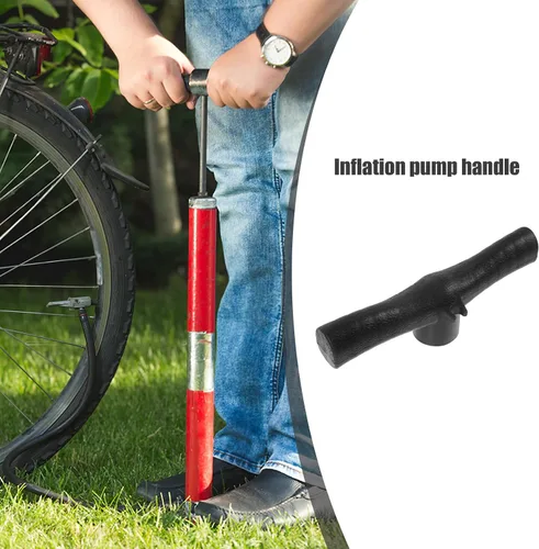 Vista 3 de Baluue Reemplazo de mango de bomba de mano con agarre ergonómico para bombas de bicicleta, bombas de piso e infladores de bolas de ejercicio, mango
