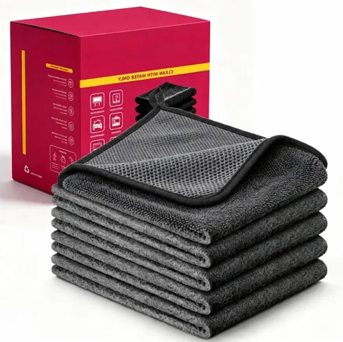 Vista 7 de 10 paños mágicos Genie de tela mágica, paño de limpieza de microfibra sin pelusa para vidrio, ventana, cocina, acero inoxidable, autos y pantallas
