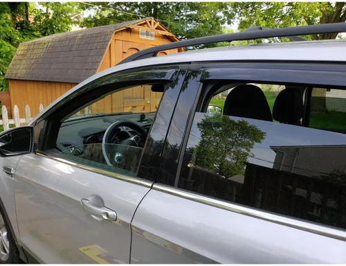 Vista 4 de 4 deflectores de ventana lateral para Ford Escape 2013-2019 montaje exterior 94383