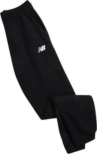 Vista 24 de New Balance Pantalones deportivos para niña, forro polar de mezcla de algodón suave con cordón y bolsillos (tallas 8-16)