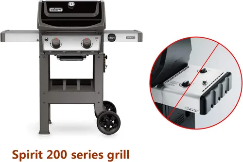 Vista 4 de Cubierta para parrilla Only Fire, cubierta impermeable 600D de repuesto, accesorios de barbacoa para parrilla de gas Weber 7138 Spirit II 200