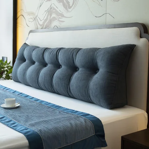 Vista 15 de Cojín de respaldo de lectura para cabecero, sofá cama, cabecera tapizada, almohada de cuña grande con soporte de espalda, almohada lumbar
