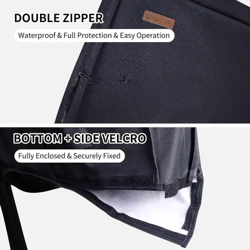 Vista 5 de Funda para TV al aire libre para invierno de 41-43 pulgadas - Forro resistente a los arañazos de fieltro, protector de pantalla de TV Oxford 600D