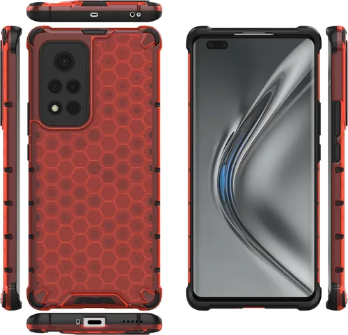 Vista 11 de Funda para Honor Magic3 5G, funda para Honor Magic3 5G Case 2 en 1 Funda para teléfono Negro