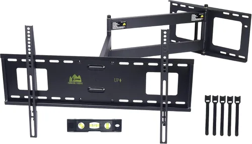 Vista 13 de FORGING MOUNT Soporte de pared giratorio para televisores de 13 a 49 pulgadas, soporte de pared extensible vertical y horizontal, soporte de TV