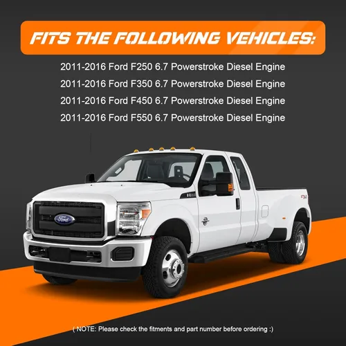 Vista 3 de Filtro de combustible – Diesel Kit de filtro de combustible Compatible con Ford Super Duty F-250 F-350 F-450 F-550 6.7L Diesel 2011-2016