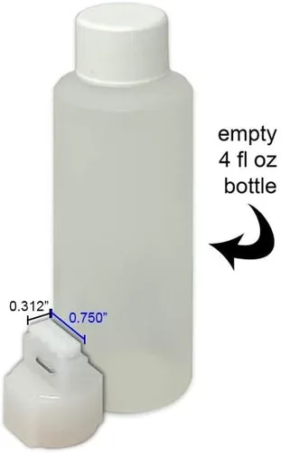 Vista 2 de ESI Aplicador de punta de fieltro 0.750" x 0.312" con botella para dispensar líquidos. Múltiples opciones de flujo. Aplica materiales como