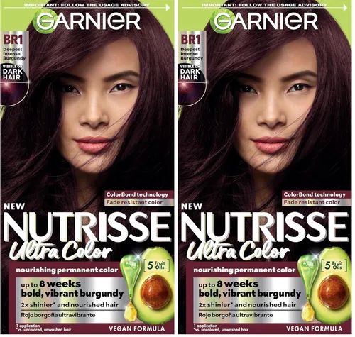 Vista 5 de Garnier Nutrisse Crema de color nutritiva, rubio natural claro [90] 1 ea (paquete de 2)