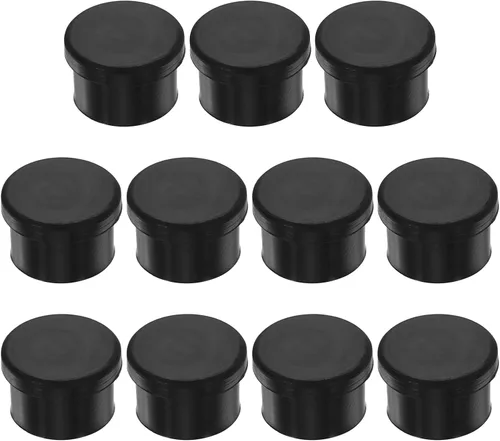 Vista 236 de MECCANIXITY - Tapones de silicona en forma de T (26mm, 1 pulgada de diámetro), color negro