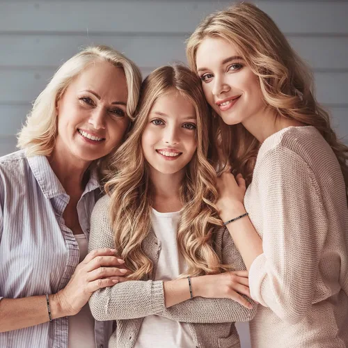 Vista 3 de Pulseras inspiradoras en código morse para hombres, mujeres, niños y niñas, padres, madres, tías, abuelas, hijas, para el Día de la madre
