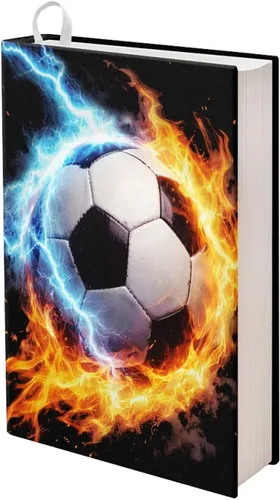 Vista 22 de Rnyleeg Fundas de libro de fútbol americano para niños escolares de 9 x 11 pulgadas, funda elástica para libro de tapa dura, funda protectora