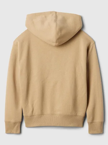 Vista 24 de GAP Sudadera con capucha y cremallera completa con logotipo para niños