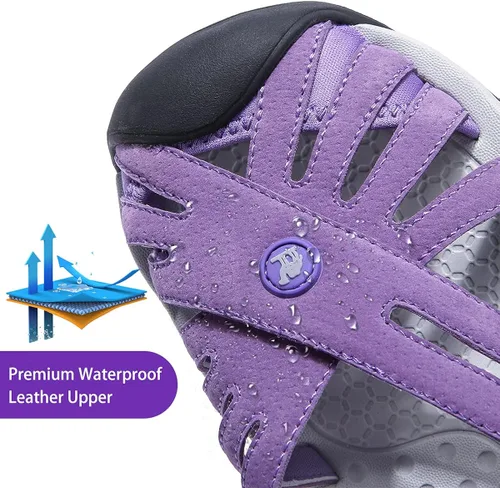 Vista 5 de CAMEL CROWN Women's Hiking Sandals Anti Slip Outdoor Sports Summer Beach Comfortable Lightweight Walking Sandals Trekking Sandals Closed Toe