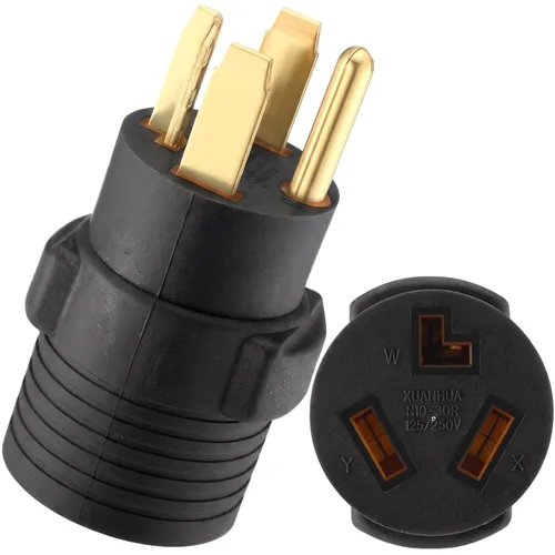 Vista 14 de Kanayu Adaptador de Secadora de 30 Amperios Compatible con Nema 6-50p a 10-30r Adaptador de Enchufe Macho de 3 Clavijas a Receptáculo Hembra de 3