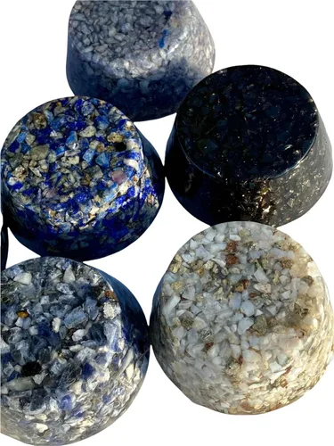 Vista 11 de Tiger's Eye Crystal Tower Buster Orgone Generator Energy Accumulator PERFECT GIFTING TOOL!!!! Made using Advance Harmonics Orgonite Many Beautiful