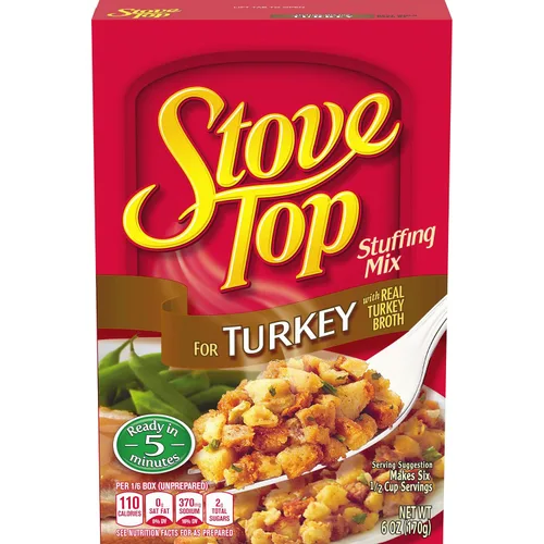 Vista 11 de Mezcla de relleno de pan de maíz Stove Top, caja de 6 oz