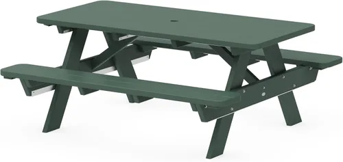 Vista 15 de Polywood Park - Mesa de picnic, Negro