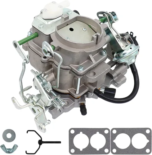 Vista 6 de NENKUTEN Carburador de 2 barriles para Jeep BBD 6 CYL 258Cu 4.2L Motores 1983-1988 Jeep CJ7 CJ5 Wagoneer Carburador de estrangulamiento automático