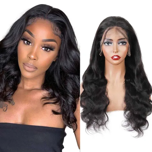 Vista 34 de Cabello humano ondulado con cierre frontal de encaje HD 4 x 4, cierre de encaje con cabello de bebé, cabello humano 100% virgen brasileño
