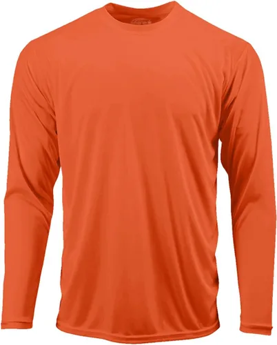 Vista 26 de DRI-Equip - Camisas de manga larga para deporte, disipa la humedad. Blanco