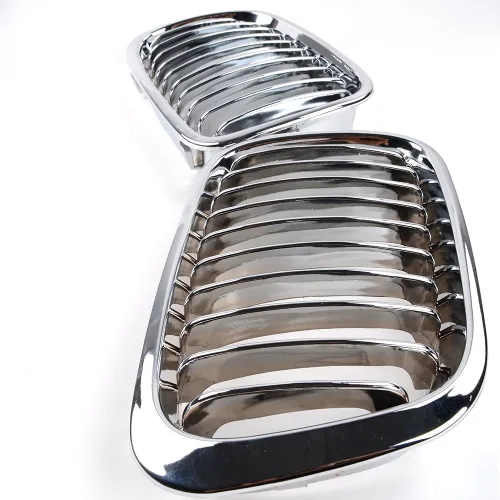 Vista 3 de Astra Depot Reemplazo para BMW E46 316i, 318i, 320i, 323i, 325i, 328i, 330i de 1998-2001, rejilla frontal superior en forma de riñón para sedán de 4