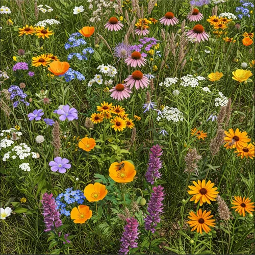 Vista 39 de Ferry Morse Mezcla para Todo Propósito Sol-Sombra a Granel Semillas de Flores Silvestres, 1 lb