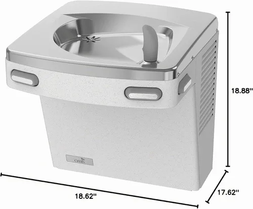 Vista 2 de Oasis Fuente refrigerada modelo de conservación de energía/agua VersaCooler II de PG8AC, Greystone