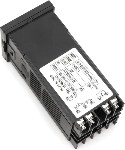 Vista 2 de Kit de controlador de temperatura PID inteligente, controlador PID, termostato digital Alarm REX-C100 + relé de estado sólido SSR de 40 A + termopar