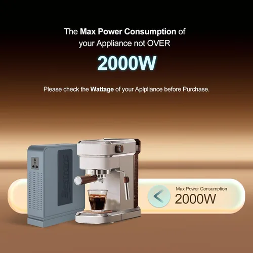 Vista 2 de Transformador elevador de 2000 W, convertidor de 110 V a 220 V, convertidor de voltaje resistente de 110 V-120 V a 220 V-240 V con dos tomas
