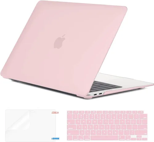 Vista 15 de EooCoo Funda rígida compatible con MacBook Air de 13.3 pulgadas M1 Chip 2021-2018 con pantalla Retina, funda protectora de plástico Air de 13.3