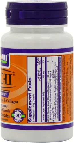 Vista 3 de Colágeno tipo II sin desnaturalizar UC II Joint Health 60 VegiCaps (paquete de 2)