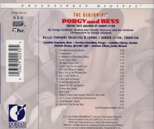 Vista 2 de Gershwin: Suites de conciertos Porgy y Bess