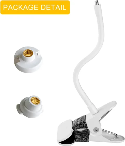 Vista 14 de Soporte flexible para monitor de bebé compatible con HelloBaby HB65/HB6550/HB6558/HB66/HB248, monitor ANMEATE SM935E/SM650, soporte para cámara