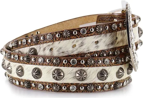 Vista 2 de Cinturón de moda marrón para mujer de 1 12