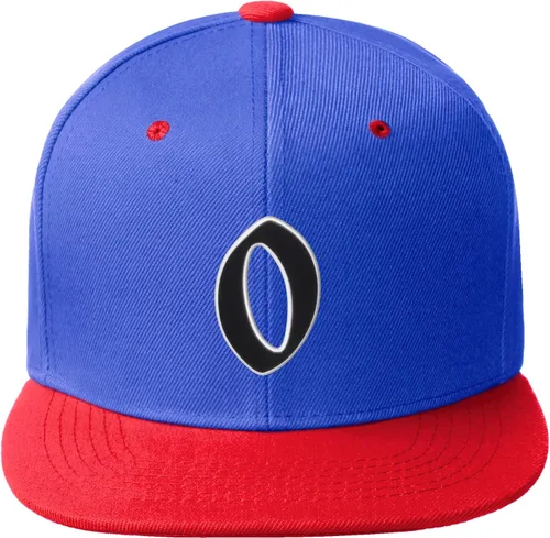 Vista 786 de Daxton Gorra clásica con visera de billete plano con letras del alfabeto inglés antiguo de la A a la Z