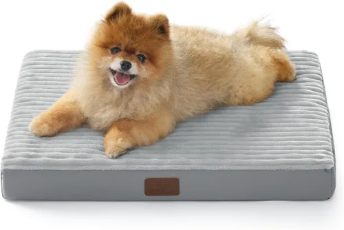 Vista 18 de Bedsure ComfyFleece Cama para perros pequeños, camas ortopédicas para mascotas con funda extraíble lavable, no impermeable, alfombrilla de espuma