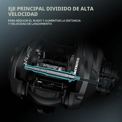 Vista 7 de KastKing Zephyr Baitcasting Fishing Reels with 7.2:1 Gear Ratio