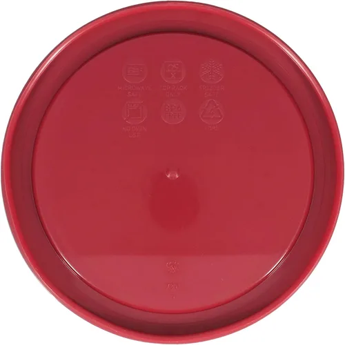 Vista 4 de Pyrex 7201-PC Sangria - Tapa de repuesto de plástico para almacenamiento de alimentos, color rojo oscuro y burdeos, fabricada en los Estados Unidos