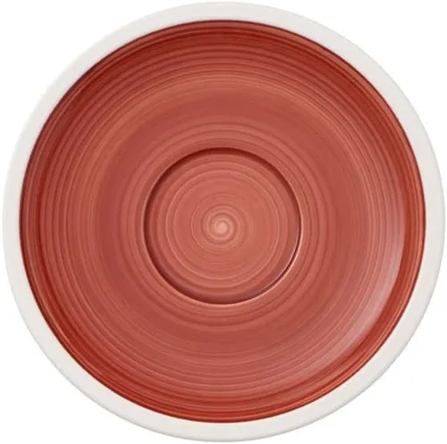 Vista 7 de Villeroy & Boch - Fabricación Rock Glow cafe au lait platillo, platillo discreto hecho de porcelana premium, apto para lavavajillas, cobre, negro
