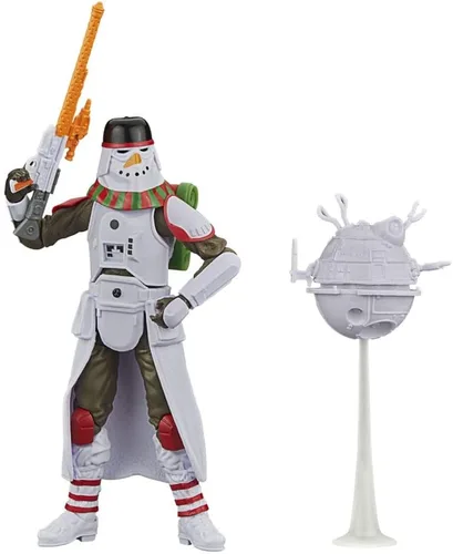 Vista 4 de Star Wars Black Series Snowtrooper - Figura de acción exclusiva [edición navideña]