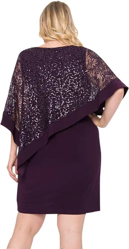 Vista 3 de RM Richards Vestido de madre de la novia de talla grande