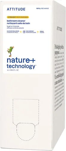 Vista 8 de ATTITUDE Spray limpiador de baño, verificado por EWG, a base de plantas y vegano, seguro para superficies de baño, azulejos, bañeras, paredes