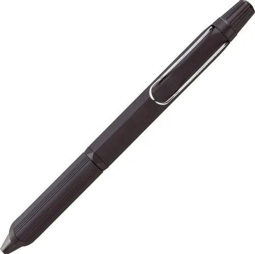 Vista 2 de ACEPORTE Uni Jetstream EDGE3 Bolígrafo de punta de bola a base de aceite de 0.28mm, cuerpo negro + repuestos negro/rojo/azul, conjunto de valor