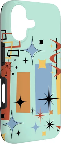 Vista 3 de Retro Mid Century Modern MCM Vibe Aesthetic Kitsch Art Case for iPhone 17