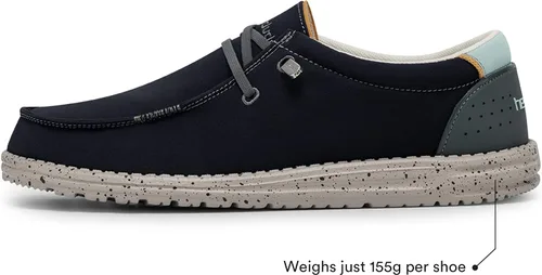 Vista 2 de Hey Dude Wally Adv - Mocasines de hombre con cordones para hombre, cómodos y ligeros