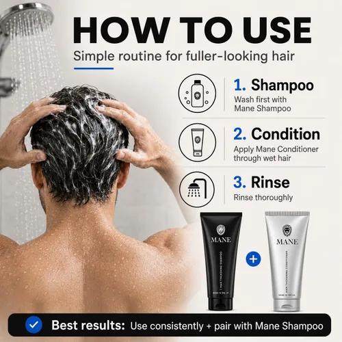 Vista 3 de MANE Acondicionador para engrosar el cabello 3.38 oz
