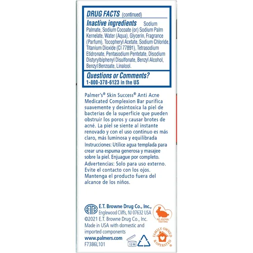 Vista 12 de Palmer's Skin Success Eventone - Barra de jabón medicada antiacné, 3.5 onzas (paquete de 12) Advanced Formula, Helps Clears Acne Blemishes, Gently