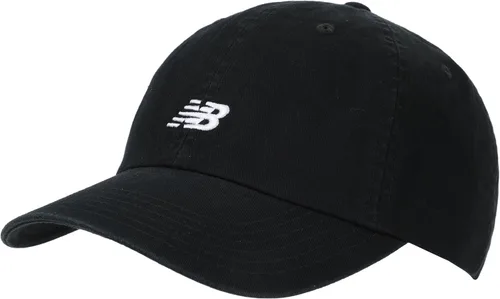 Vista 9 de New Balance Sarga de algodón ajustable de ala curvada unisex de 6 paneles estándar para hombres y mujeres Rosa (Vibrant Pink)