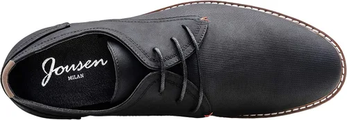 Vista 5 de Jousen Zapatos de vestir casuales para hombre, zapatos de vestir clásicos de negocios retro para hombres