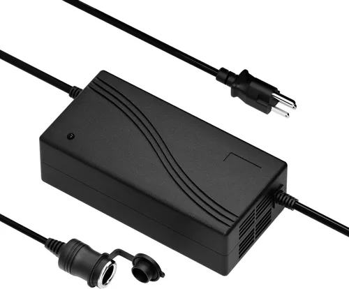 Vista 9 de Convertidor de CA a CC, 110-220V a 12V 96W 8A Adaptador de corriente de coche, adaptador de corriente para enchufe de encendedor de cigarrillos